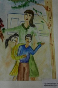 Дети Тувы рисуют «Мою семью» Дети Тувы рисуют «Мою семью»
