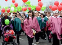 100-летие стало главным лейтмотивом Первомайской демонстрации в столице Тувы