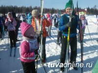 Почти 600 человек приняли участие в "Лыжне России" в Туве