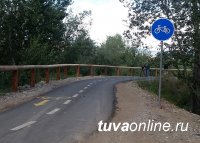 Кызыл: На велодорожке по дамбе Енисея могут появиться полезные «станции»