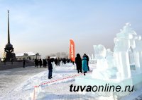 Мы впервые смогли украсить ключевое пространство Кызыла красивыми ледовыми композициями - Дина Оюн