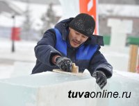 Мы впервые смогли украсить ключевое пространство Кызыла красивыми ледовыми композициями - Дина Оюн