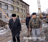 Глава Тувы проверил ход строительства объектов по программе переселения граждан из ветхого и аварийного жилья Глава Тувы проверил ход строительства объектов по программе переселения граждан из ветхого и аварийного жилья