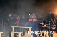 В Туве на Крещение сотрудники МЧС дежурили у всех купелей