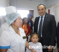На Левобережных дачах Кызыла открыто новое здание для трех педиатрических участков На Левобережных дачах Кызыла открыто новое здание для трех педиатрических участков
