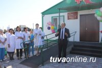 На Левобережных дачах Кызыла открыто новое здание для трех педиатрических участков На Левобережных дачах Кызыла открыто новое здание для трех педиатрических участков