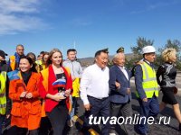 В Кызыле открыто движение по новому мосту через Енисей