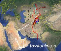 В Туву после зимовки в Персидском заливе и Туркменистане вернулся степной орел Ураган