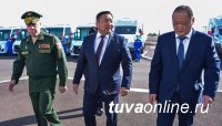 18 передвижных медицинских комплексов переданы районам Тувы 18 передвижных медицинских комплексов переданы районам Тувы