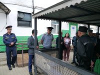 Сенатор Дина Оюн встретилась в Абакане в ИК-33 с подвергшимся пыткам Кежиком Ондаром