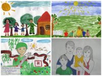 35 детей военнослужащих и добровольцев Тувы награждены в конкурсе рисунков «Счастливая кисточка»