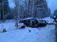 На трассе Р-257 «Енисей» погибла автолюбительница, ехавшая из Абакана в Кызыл