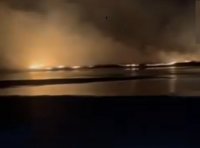 В Туве вспыхнул пожар посреди реки Енисей
