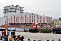 Парад Победы в Кызыле собрал более 2000 зрителей