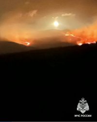 В Каа-Хемском районе Тувы спасены от степного пожара чабанские стоянки