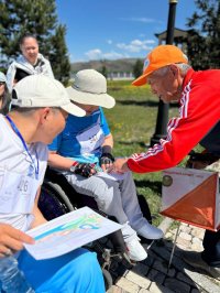 В Туве впервые проведены соревнования по трейл-ориентированию среди лиц с ОВЗ