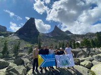 Студенты-физкультурники Тувинского госуниверситета в качестве практики прошли недельный тур на Ергаках