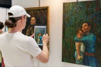 Художники из Тувы представили свои работы на выставке «Аз.Арт Сибирь-2025»