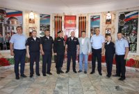 Аяс Калзан побывал в родном министерстве внутренних дел в Туве