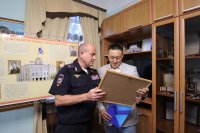 Аяс Калзан побывал в родном министерстве внутренних дел в Туве