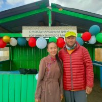 Ультрамарафонец Иван Давыдов побывал на празднике в Монгун-Тайгинском кожууне Тувы