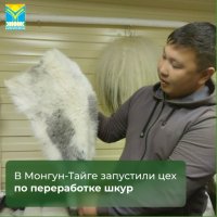 В отдаленном Монгун-Тайгинском районе Тувы запустили цех по переработке шкур