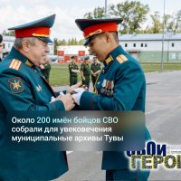 Муниципальные архивы Тувы собрали около 200 материалов о героях СВО