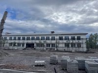 В Шагонаре ведется капремонт школы № 1