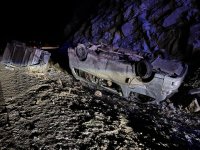 В Пий-Хемском районе Тувы перевернулся микроавтобус с пассажирами