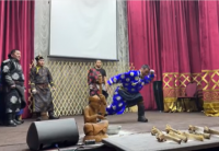 В Туве победителем Первого состязания по скоростному разбиванию хребтовой кости стал Алексей Дапый-оол